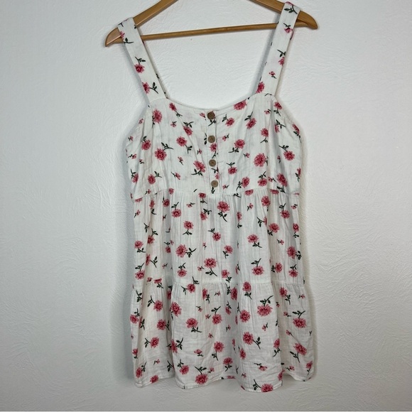 Show Me Your Mumu Marisa Floral Print Mini Dress Lightweight Cotton Size S Small - Picture 3 of 14